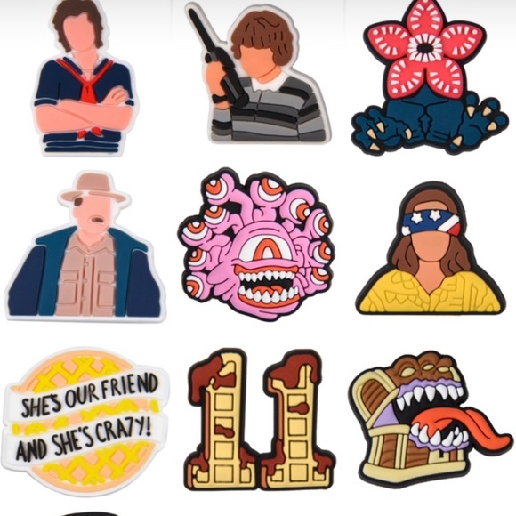 Fun Fans Stranger Things Croc Jibbitzs - Picture 3 of 4